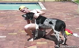 the guy and the dog 