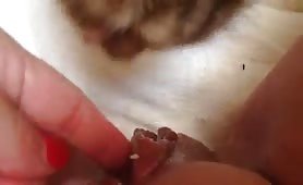 kitten licking coconut oil off my clit and pussy lips