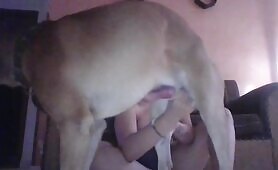 hot girl with big dog dick