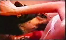 Teen gets her pussy licked by dog