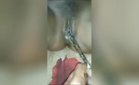 Frog inside women vegina 