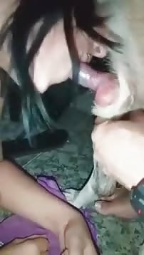 Teen suck dog