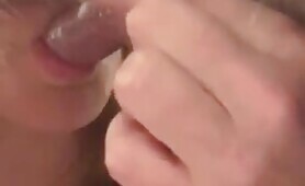 New blow job video of slave 10-27 (f d)