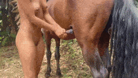 IsabelaProduction - Horsefest - Coral & Mia, warming up girls with horse bolt