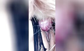 粉色旗袍+黑丝连体情趣内衣