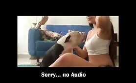 Reactions - cute latina tries but fails