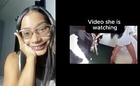 Reactions - spidergirl 01 flashes boobs very briefly