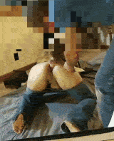 Big ass getting knotted