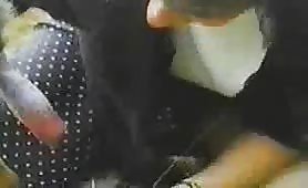 woman sucking Dog cock